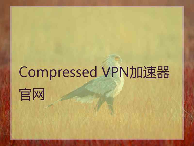 Compressed VPN加速器官网