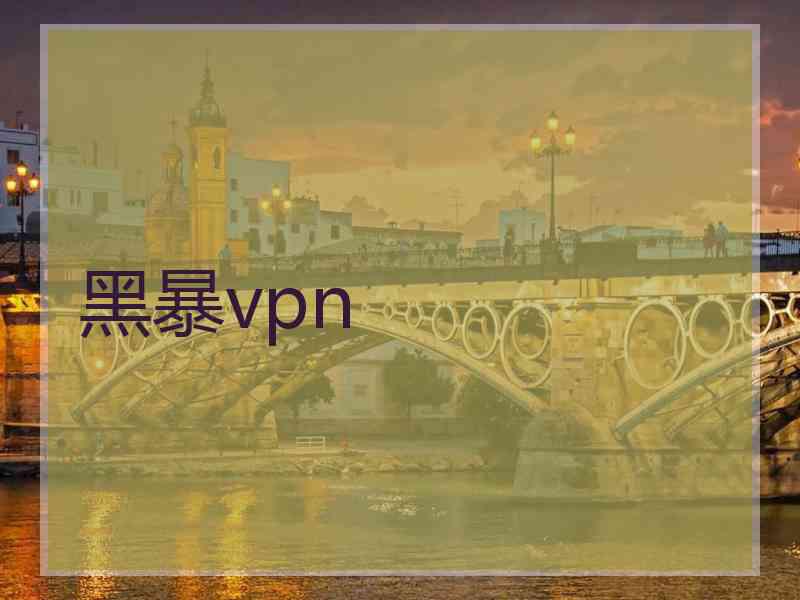 黑暴vpn