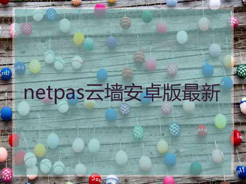 netpas云墙安卓版最新