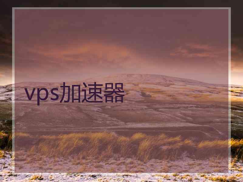 vps加速器