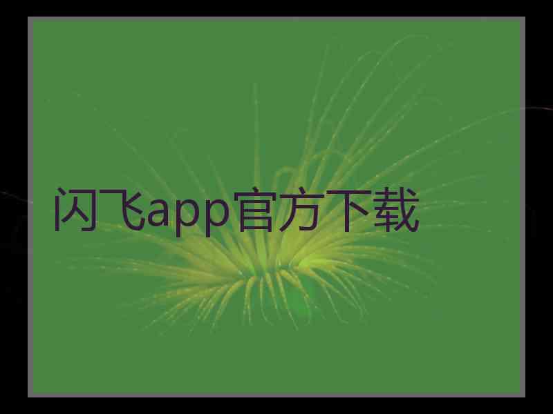 闪飞app官方下载