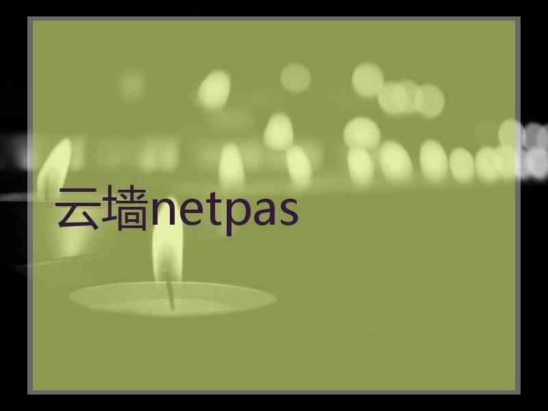 云墙netpas