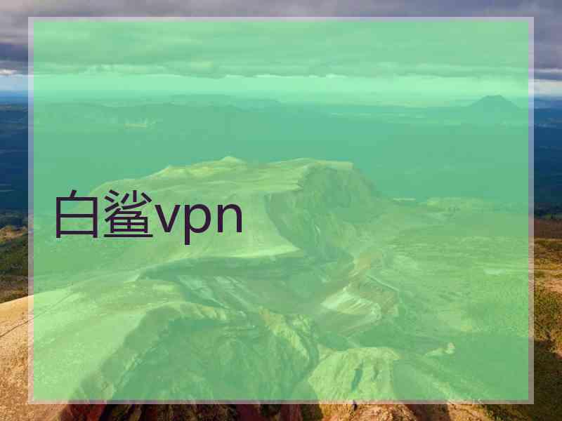 白鲨vpn