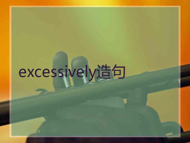 excessively造句