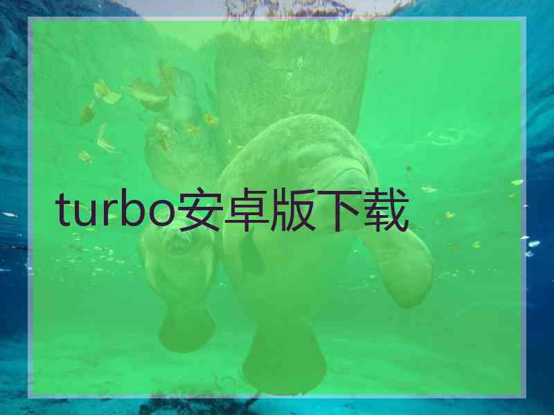 turbo安卓版下载