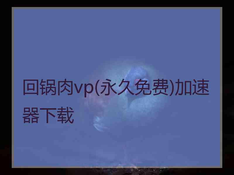 回锅肉vp(永久免费)加速器下载