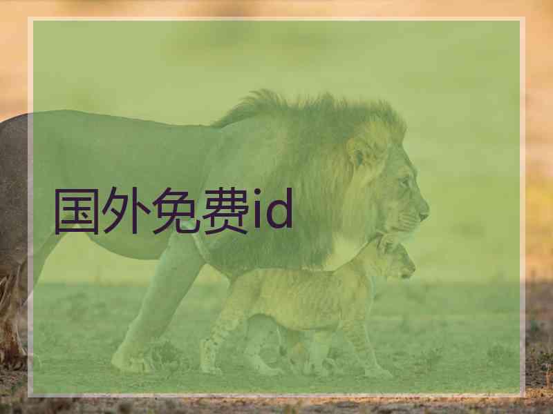 国外免费id