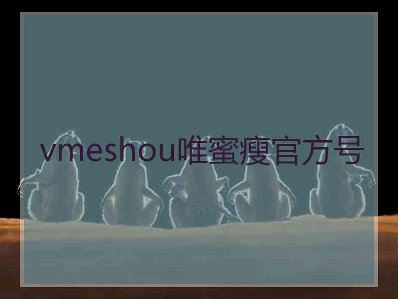 vmeshou唯蜜瘦官方号