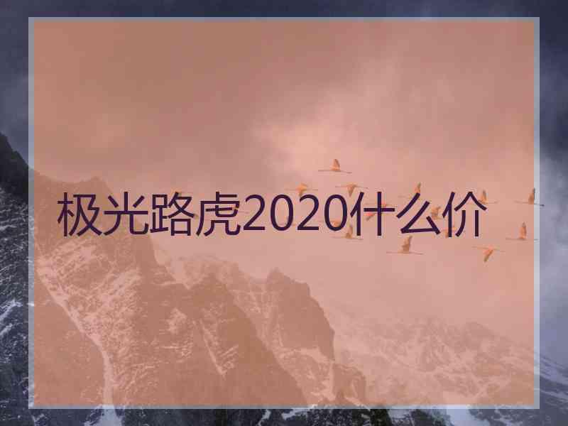 极光路虎2020什么价