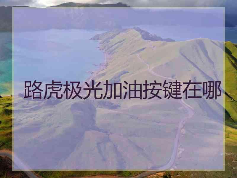 路虎极光加油按键在哪