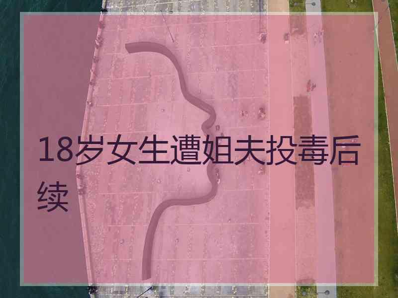 18岁女生遭姐夫投毒后续