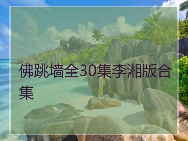 佛跳墙全30集李湘版合集