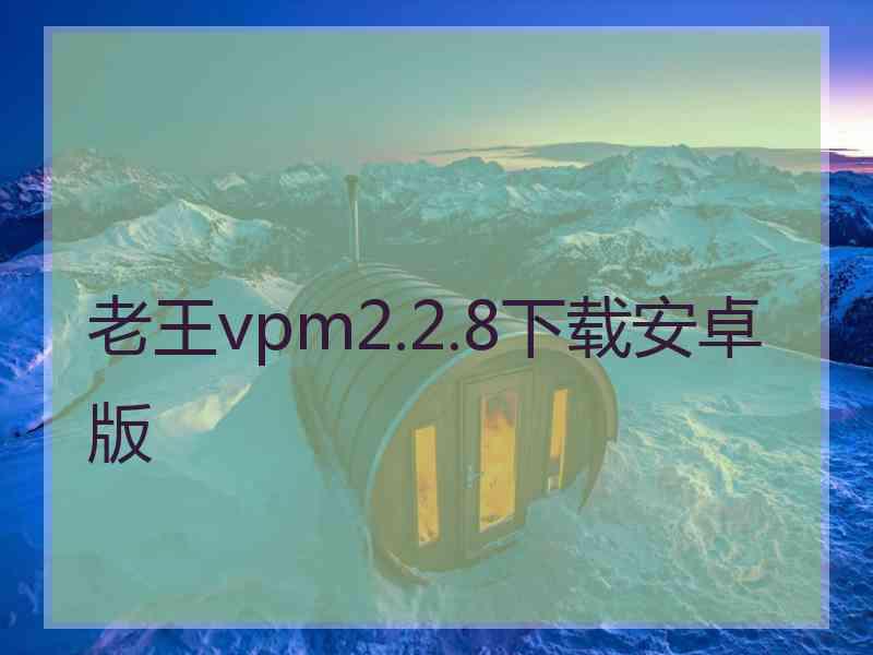 老王vpm2.2.8下载安卓版