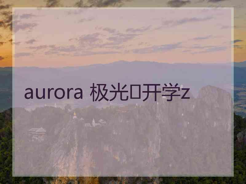 aurora 极光✨开学z