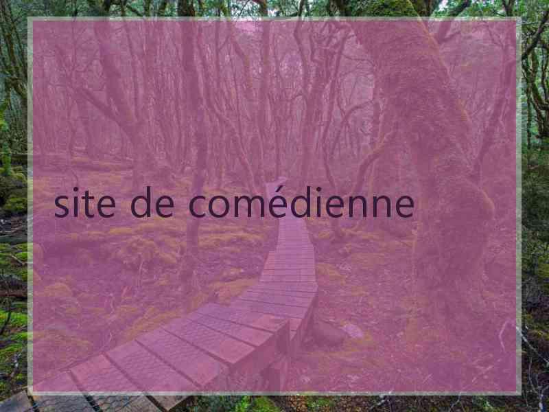 site de comédienne