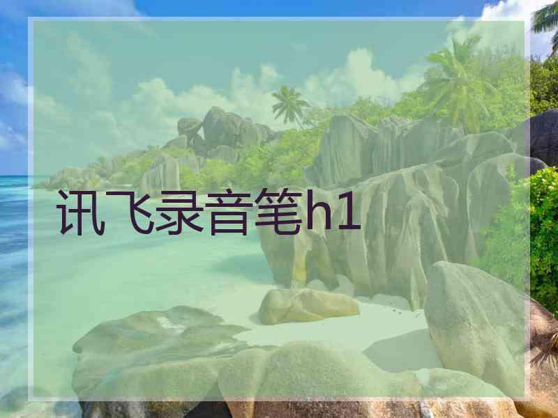 讯飞录音笔h1