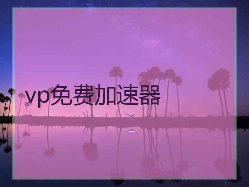 vp免费加速器