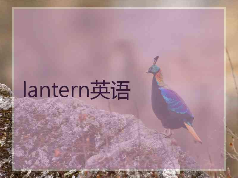 lantern英语