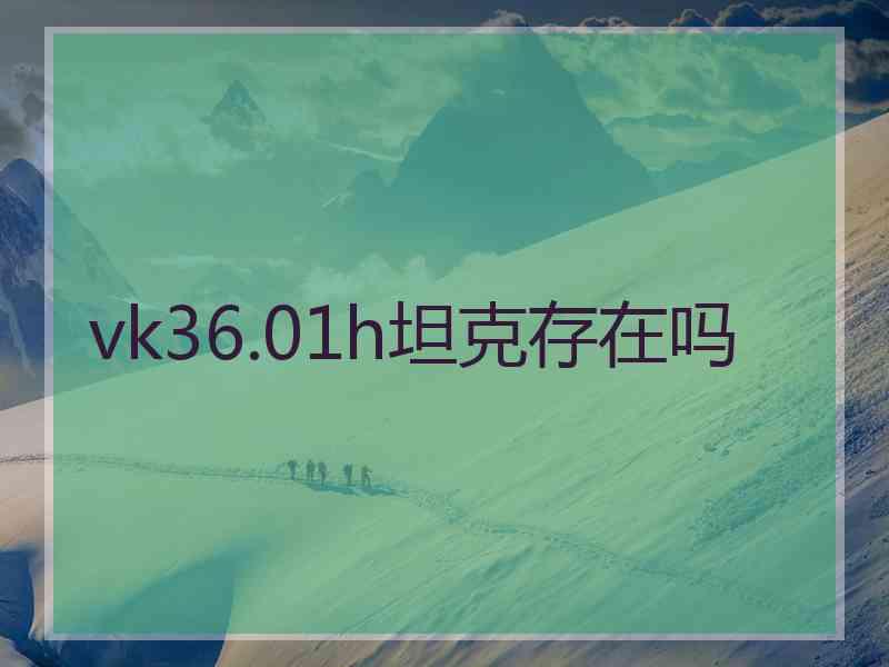 vk36.01h坦克存在吗