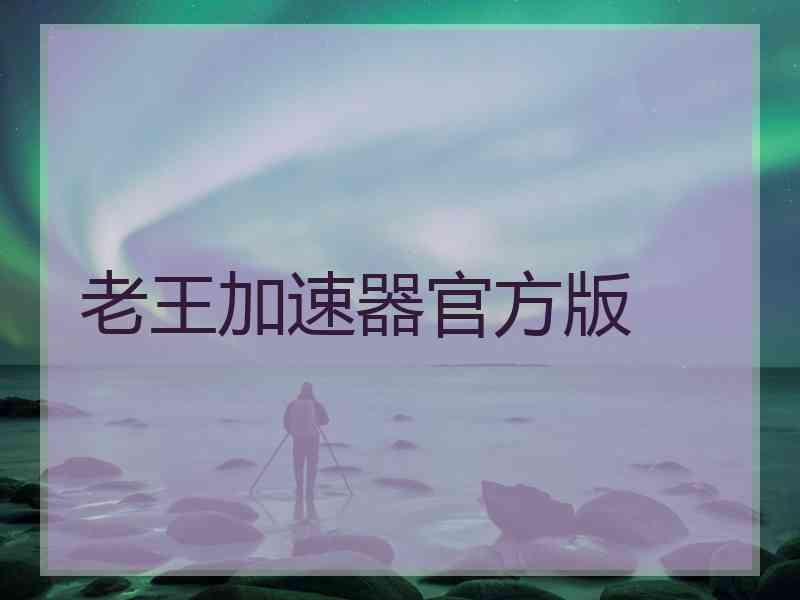 老王加速器官方版