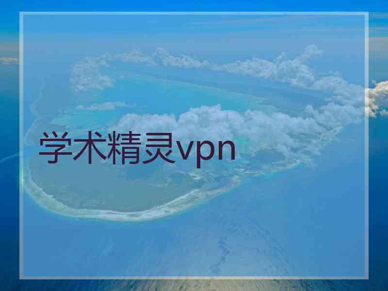 学术精灵vpn