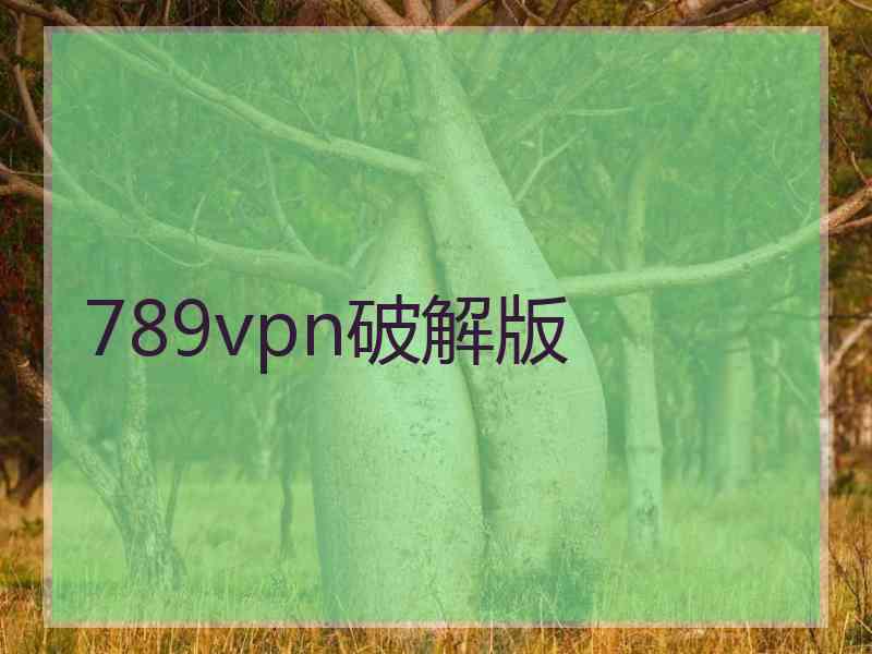 789vpn破解版