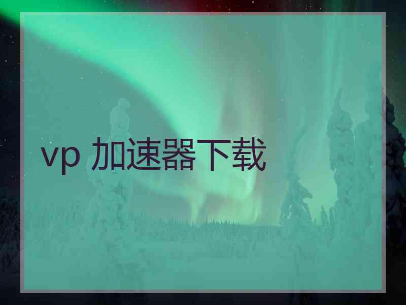 vp 加速器下载