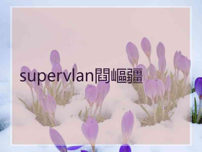 supervlan閰嶇疆