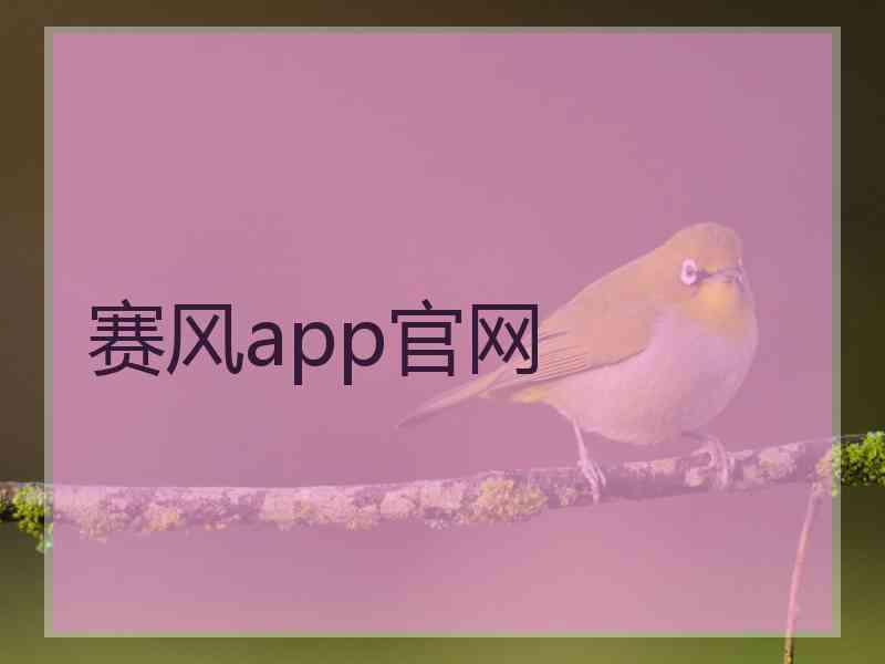 赛风app官网