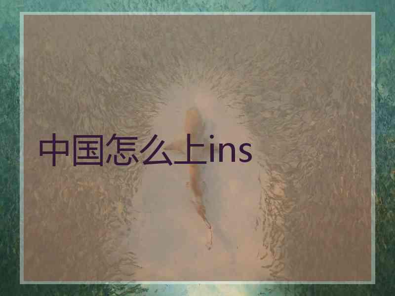 中国怎么上ins