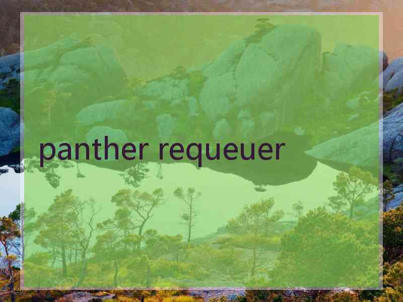 panther requeuer