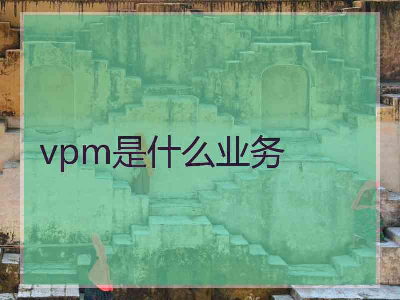 vpm是什么业务