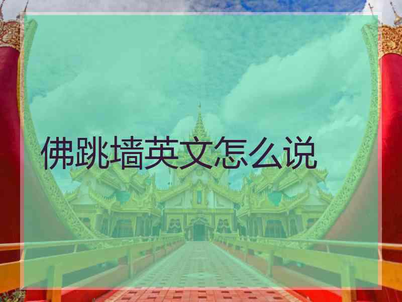 佛跳墙英文怎么说