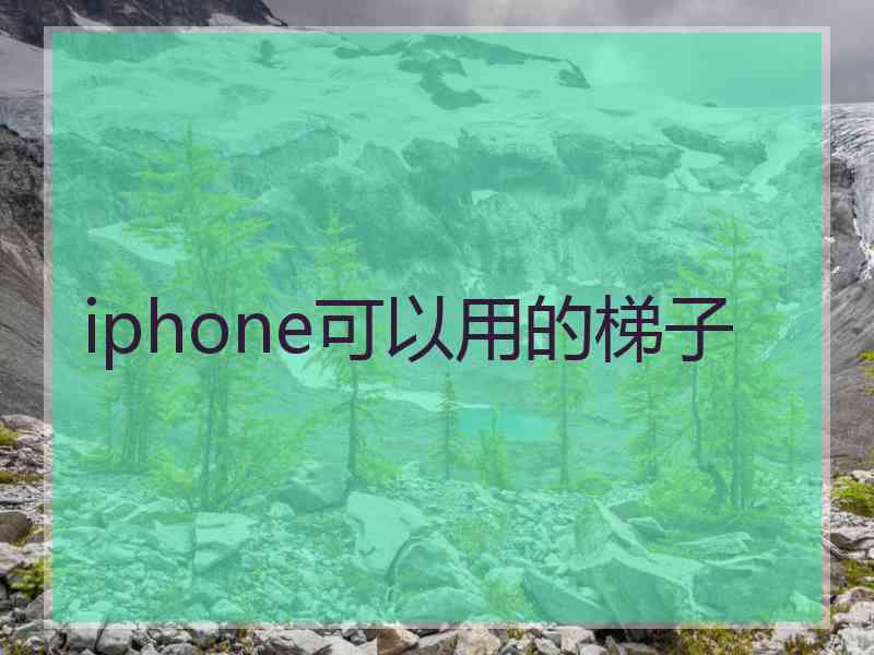 iphone可以用的梯子