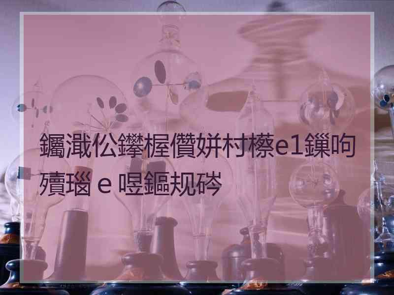 钃濈伀鑻楃儹姘村櫒e1鏁呴殰瑙ｅ喅鏂规硶