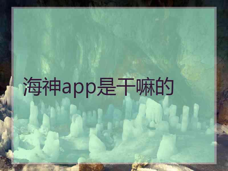 海神app是干嘛的