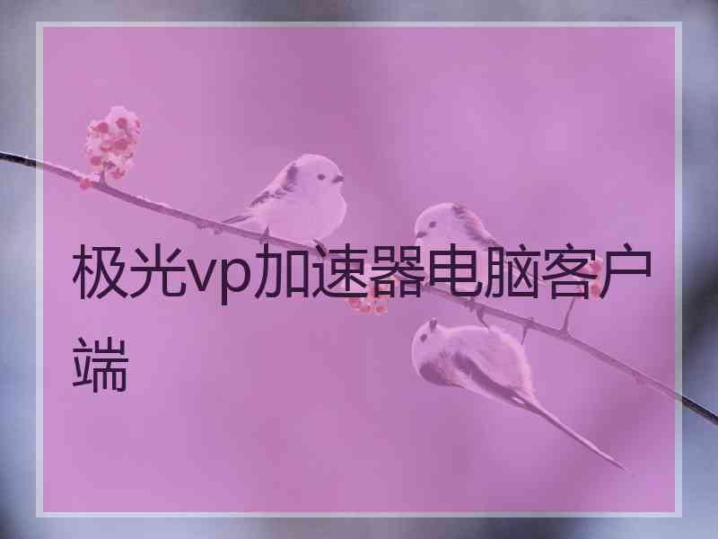 极光vp加速器电脑客户端