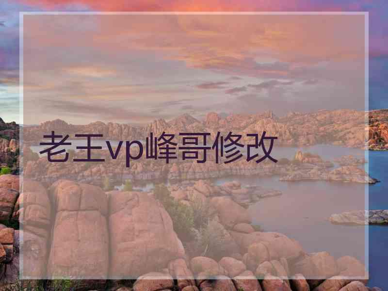 老王vp峰哥修改