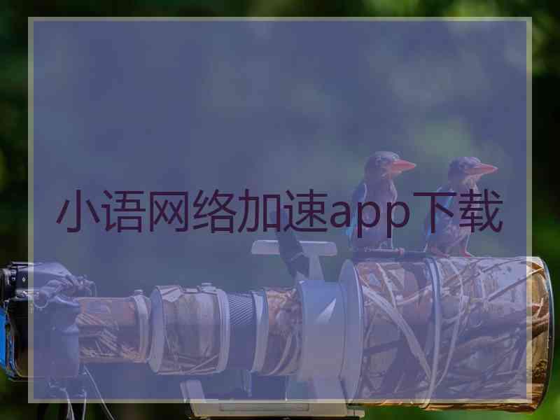 小语网络加速app下载