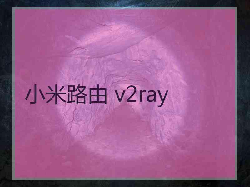 小米路由 v2ray