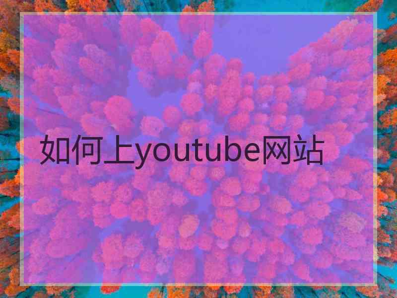 如何上youtube网站