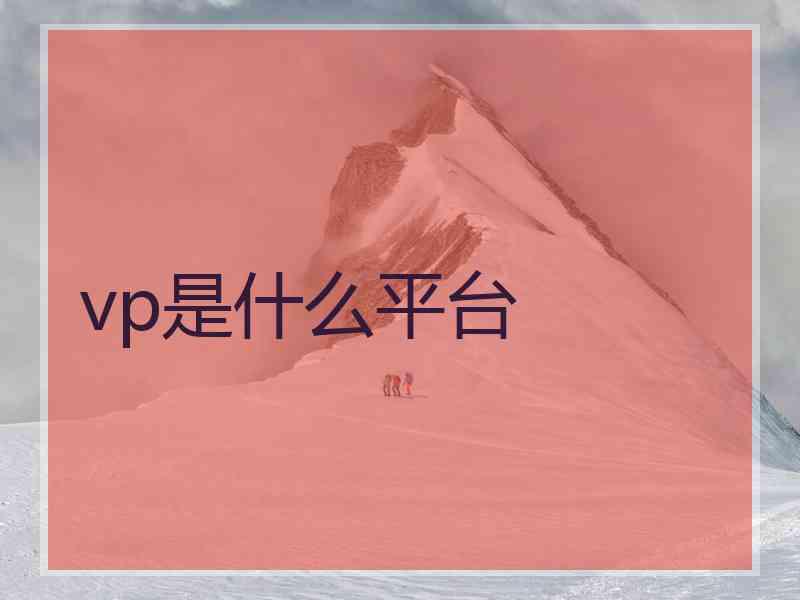 vp是什么平台