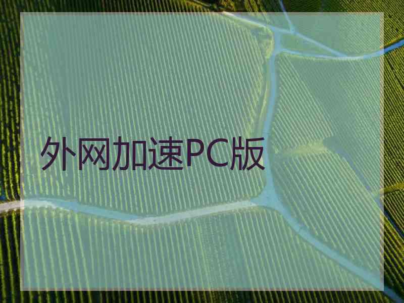 外网加速PC版