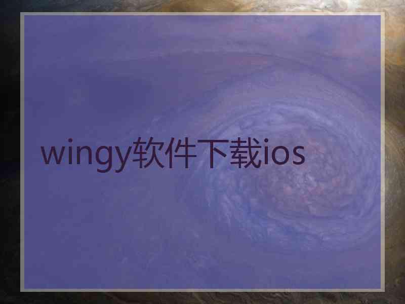 wingy软件下载ios