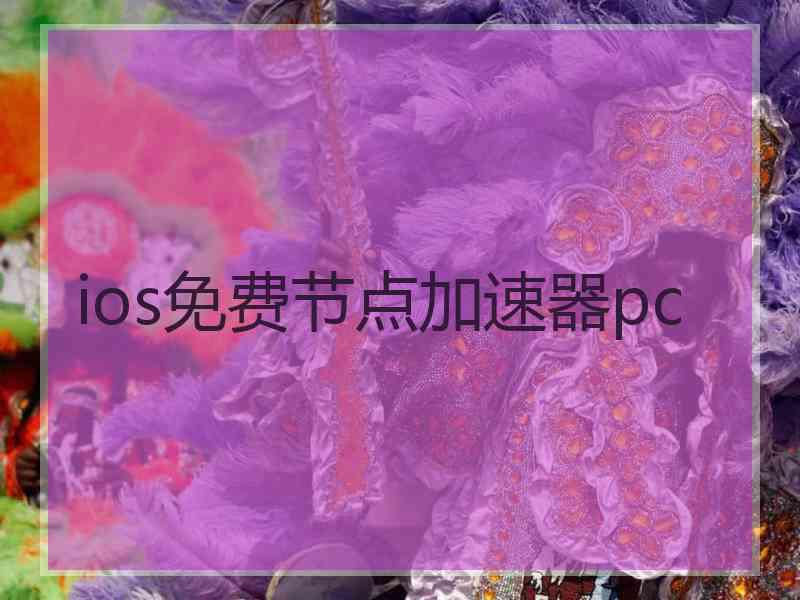 ios免费节点加速器pc