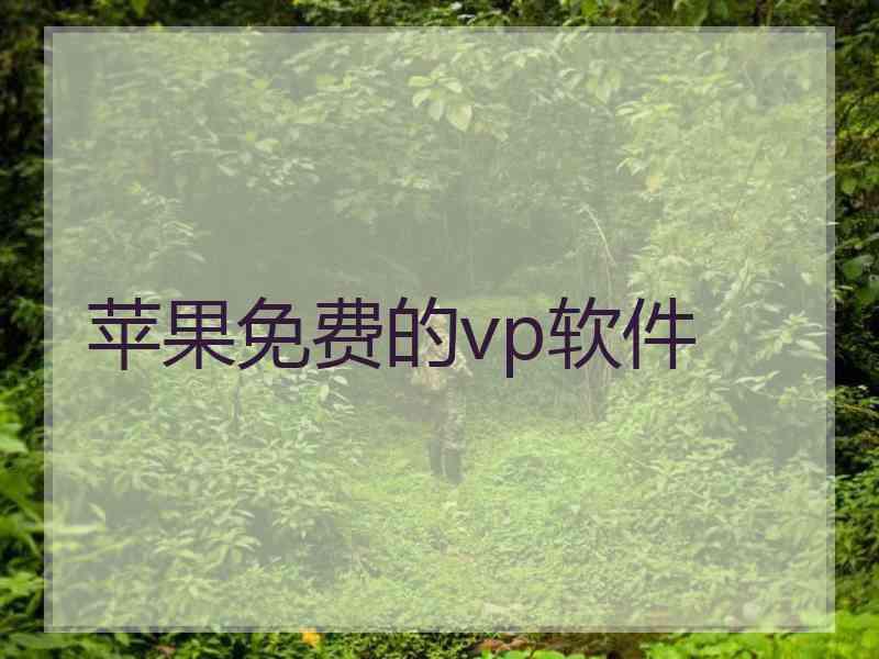 苹果免费的vp软件