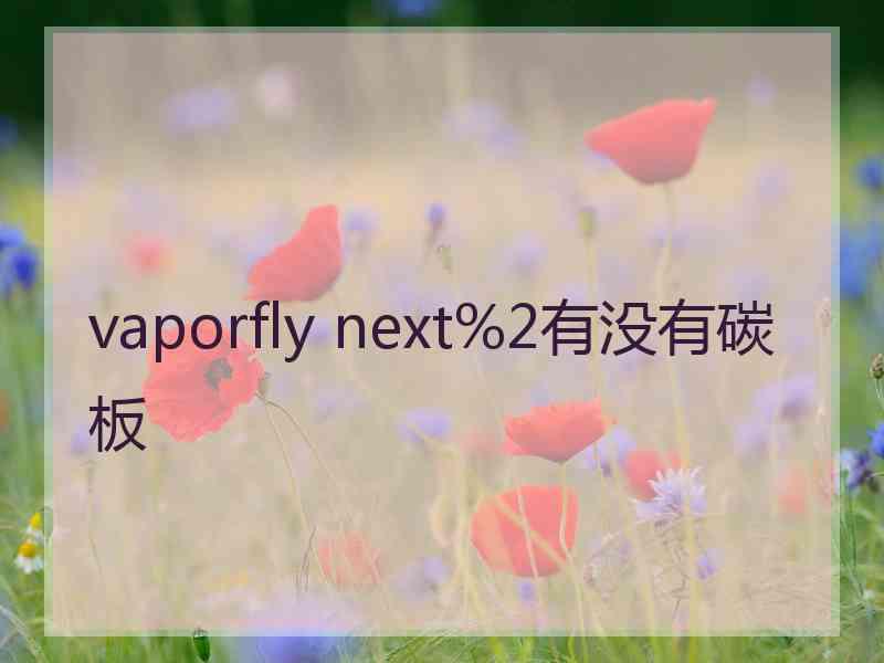 vaporfly next%2有没有碳板