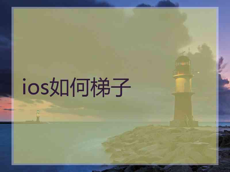 ios如何梯子