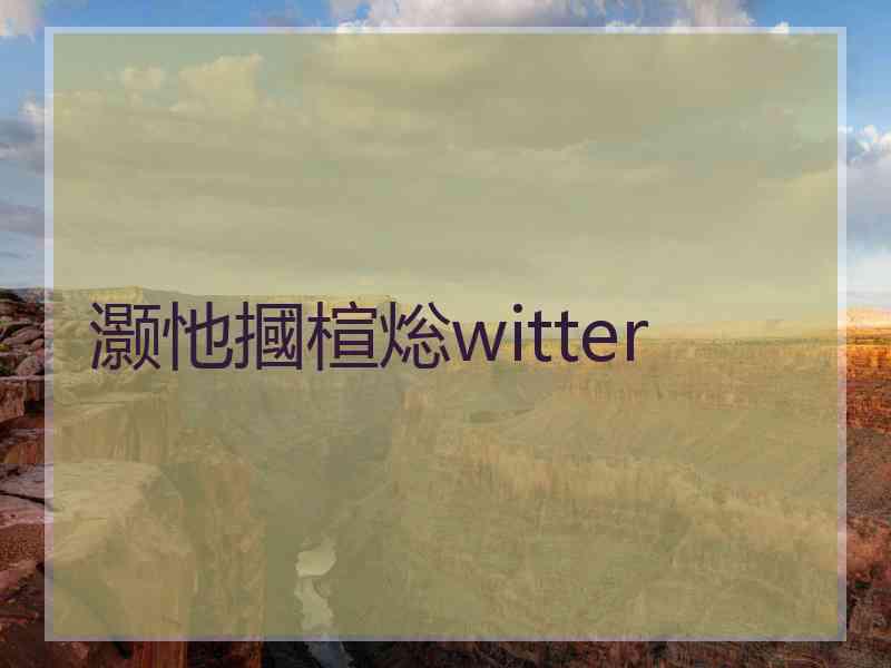 灏忚摑楦焧witter