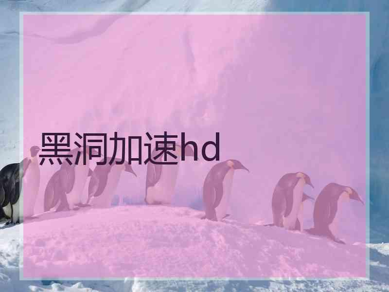 黑洞加速hd